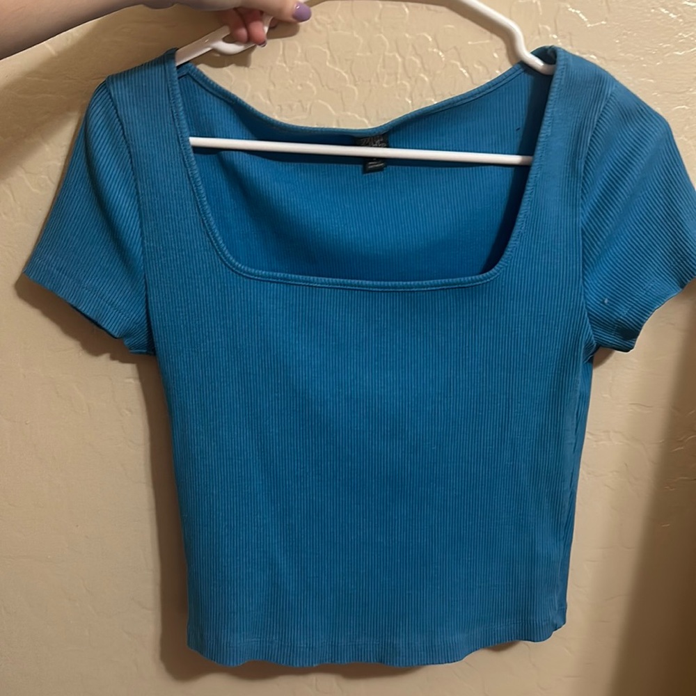 Square Neck Crop Top NWOT